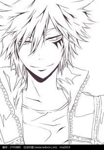 动漫男生绘画,笔尖下的青春风采